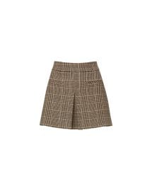 Pavaline Houndstooth Mini Skirt in Black amp Beige Multi at Veronica Beard