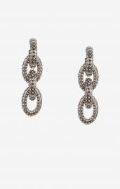 Pave Chain Link Earrings at Bcbg