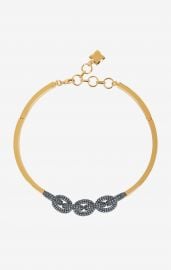 Pave Chain Link Necklace at Bcbg