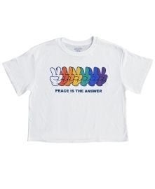 Peace Is The Answer Graphic T-Shirt at Macys