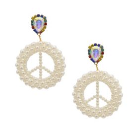 Peace Out Earrings by Mayol Jewelry at Mayol