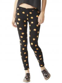 Peach print leggings at Alternative