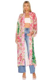 Peacock Maxi Robe at Revolve