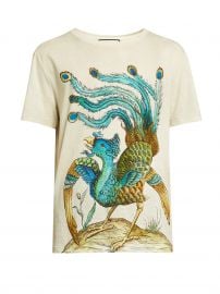 Peacock tshirt by Gucci at Matches