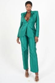 Peak Lapel Suit Jacket Luxury Vegan Jacket - Shop at Nikki Green