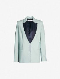 Peak lapels wool blazer by Victoria Victoria Beckham at Selfridges