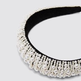 Pearl Embellished Headband by Zara at Zara