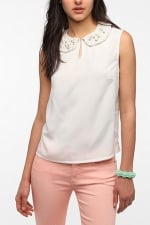 Pearl collar tank top from Urban Outfitters at Urban Outfitters