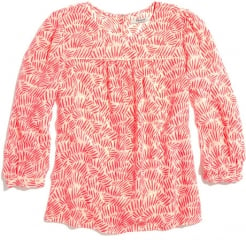 Peasant blouse in Bamboo Leaf at Madewell