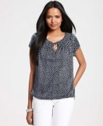 Peasant style top at Ann Taylor at Annetaylor