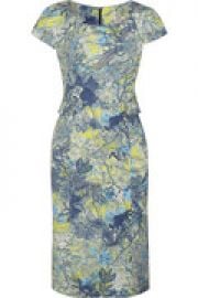 Pedita printed stretch-twill dress at The Outnet