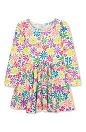 Peek Aren\'T You Curious Kids\' Fall Daisy Long Sleeve Fit & Flare Dress at Nordstrom