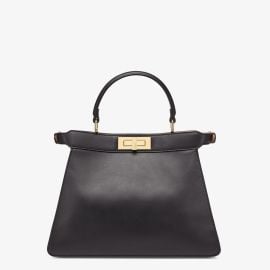 Peekaboo ISeeU Medium - Rose Black leather bag Fendi at Fendi