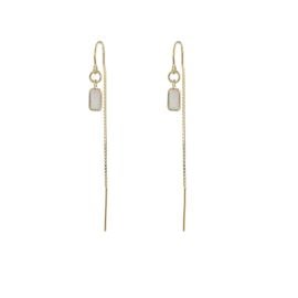 Peggy Li Opal Threader Earrings at Peggy Li