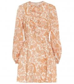 Peggy printed linen minidress at Mytheresa