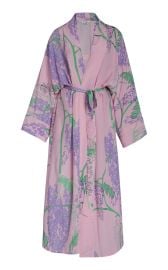 Peignoir Silk Crepe De Chine Kimono Dress at Moda Operandi