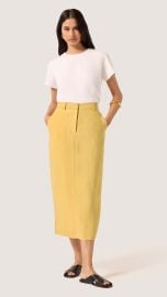Pencil Skirt in Viscose Linen | Sunflower at Argent