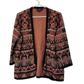 Pendleton Multicolor Linen Cardigan eBay at eBay