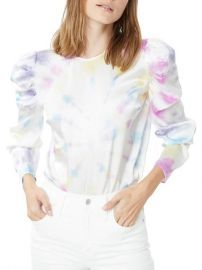 Penelope Tie-Dye Puff-Sleeve Blouse by Generation Love at Saks Fifth Avenue