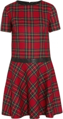 Penny tartan dress by Karl Lagerfeld at Net A Porter