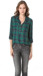 Pennys green plaid top at Shopbhop at Shopbop