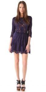 Pennys navy lace dress by Dolce Vita at Shopbop