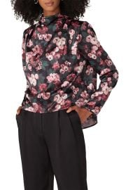 Peony Printed Top by Badgley Mischka Rent the Runway at Rent the Runway