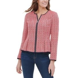 Peplum-Hem Tweed Jacket at Macys