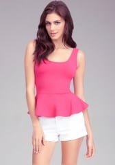 Peplum Tank Top at Bebe