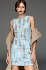 Percie Plaid Mini Dress By Pilcro2 at Anthropologie