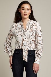 Percy Mosaic Blouse at Elie Tahari