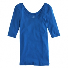 Perfect Fit Ballet Button Tee at J. Crew