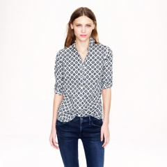 Perfect Shirt in Foulard at J. Crew