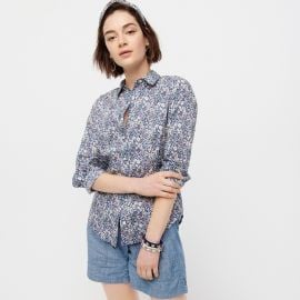 Perfect shirt in Liberty June\'s Meadow floral print Blouse by J. Crew at J. Crew