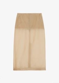 Peri Sheer Midi Skirt - Desert Sand The Frankie Shop at The Frankie Shop