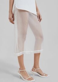 Peri Sheer Midi Skirt - White The Frankie Shop at The Frankie Shop