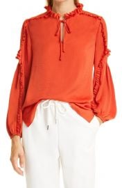 Perri Ruffle Sleeve Blouse at Nordstrom