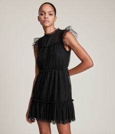 Perri Tulle Dress at All Saints