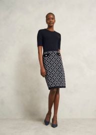 Perrie Knitted Dress Hobbs US at Hobbs