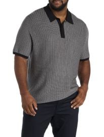 Perry Ellis Big & Tall Geometric Jacquard Polo Shirt at Nordstrom