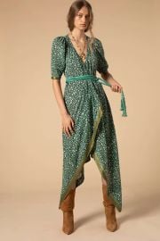 Persephone Jade Jamdani Dress   at Alix of Bohemiax