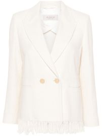 Peserico Fringe detail blazer at Farfetch