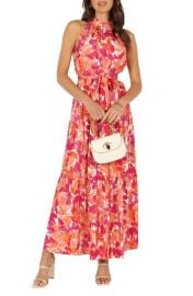 Petal & Pup Caroline Floral Mock Neck Maxi Dress at Nordstrom