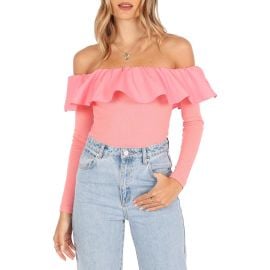 Petal & Pup Cloe Popover Off the Shoulder Top at Nordstrom
