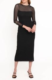 Petal & Pup Famille Long Sleeve Midi Dress at Nordstrom
