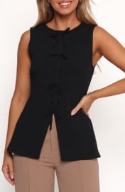 Petal & Pup Milani Bow Front Sweater Tank at Nordstrom