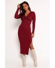 Petal and Pup Womens Irene Long Sleeve Midi Dress - Macys at Macys