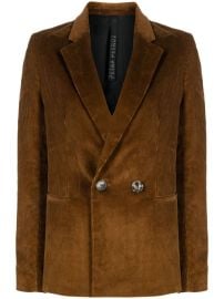 Petar Petrov Smart Corduroy double-breasted Blazer - at Farfetch