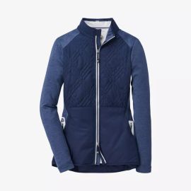 Peter Millar Madeline Hybrid Full Zip Womenx27s Jacket PGA TOUR Superstore at PGA TOUR Superstore