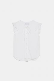 Peter Pan Poplin Blouse by Zara at Zara